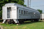 MKT MOW Car #100162 is on display at the Fort Smith Trolley Museum